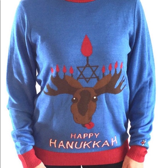 Happy Hanukkah Christmas Sweater! NWT - Picture 2 of 2